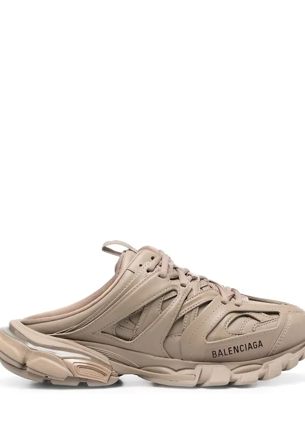 Balenciaga Track slip-ons med panel - Neutral