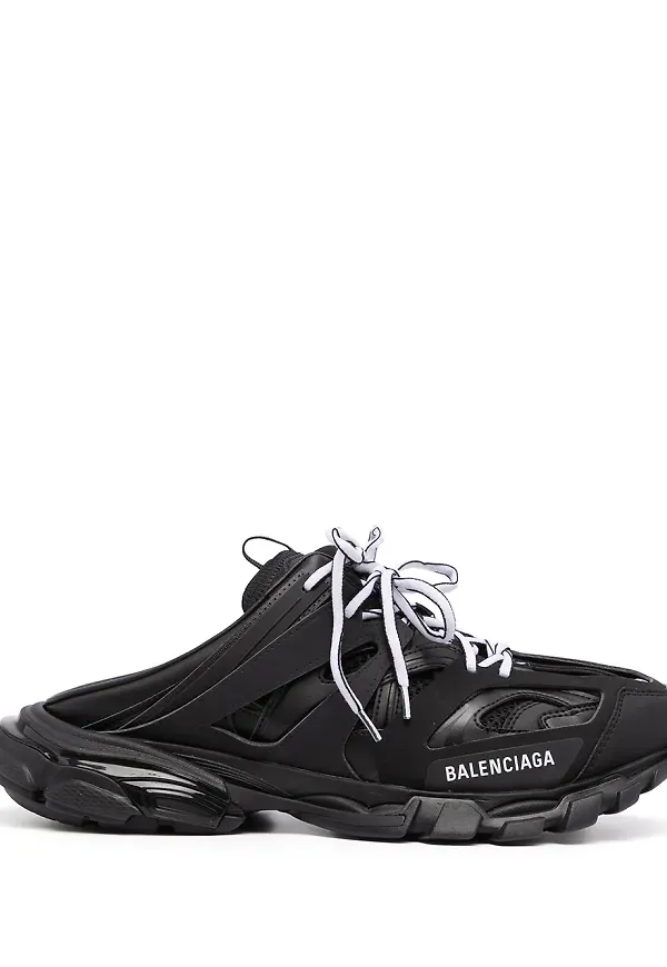 Balenciaga Track slip-ons med snörning - Svart