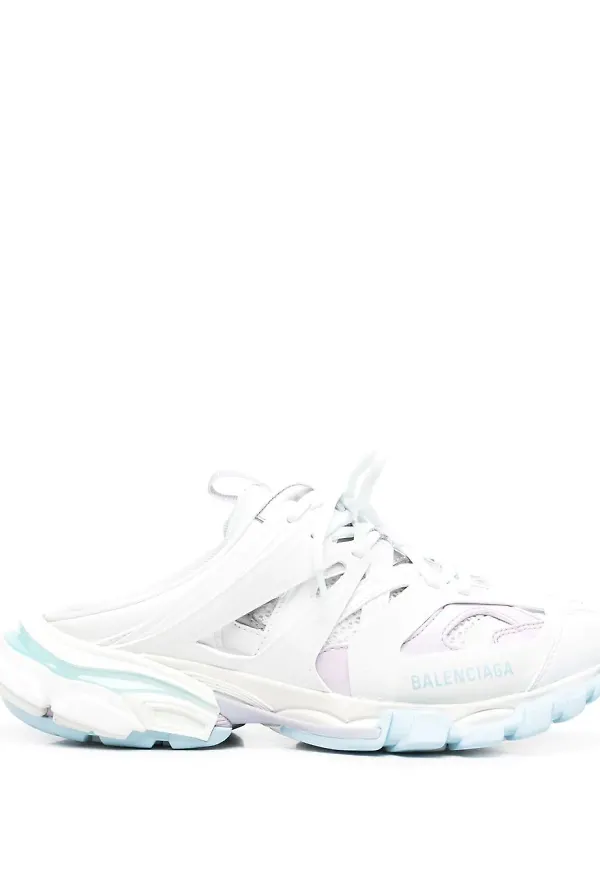 Balenciaga Track slip-ons med snörning - Vit