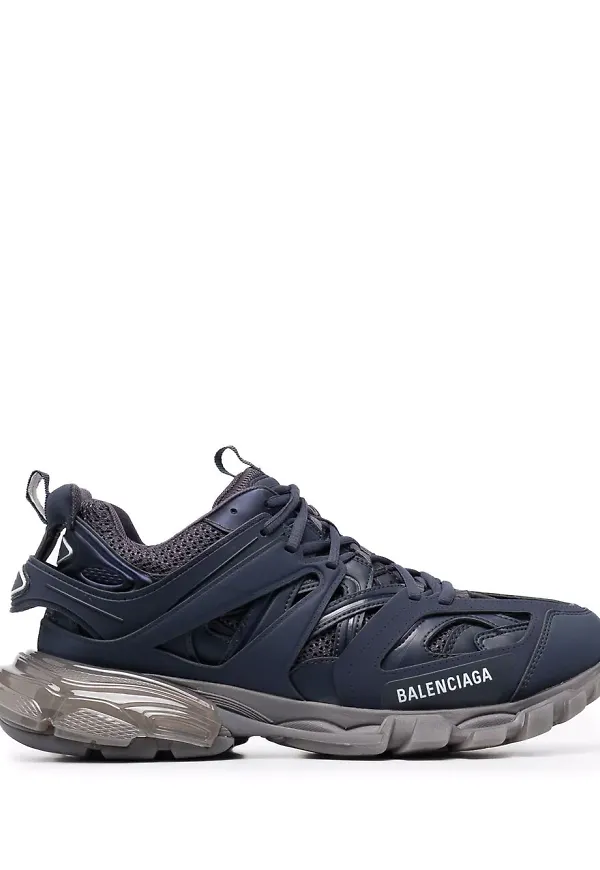 Balenciaga Track sneakers med transparent sula - Blå