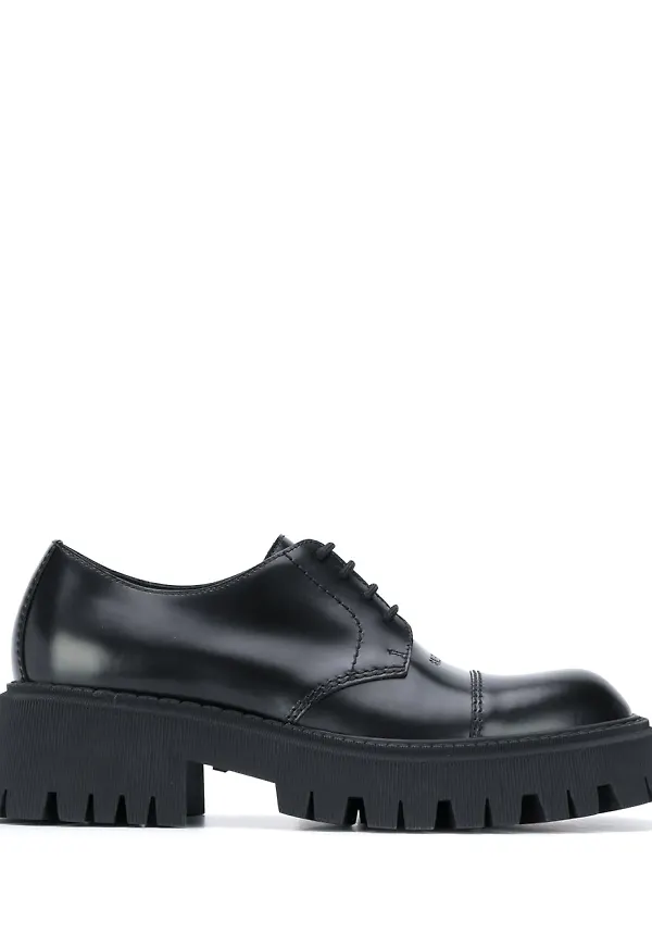 Balenciaga Tractor derbyskor - Svart