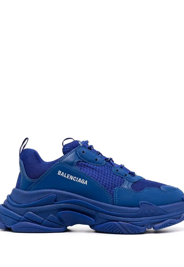 Balenciaga Triple S låga sneakers - Blå