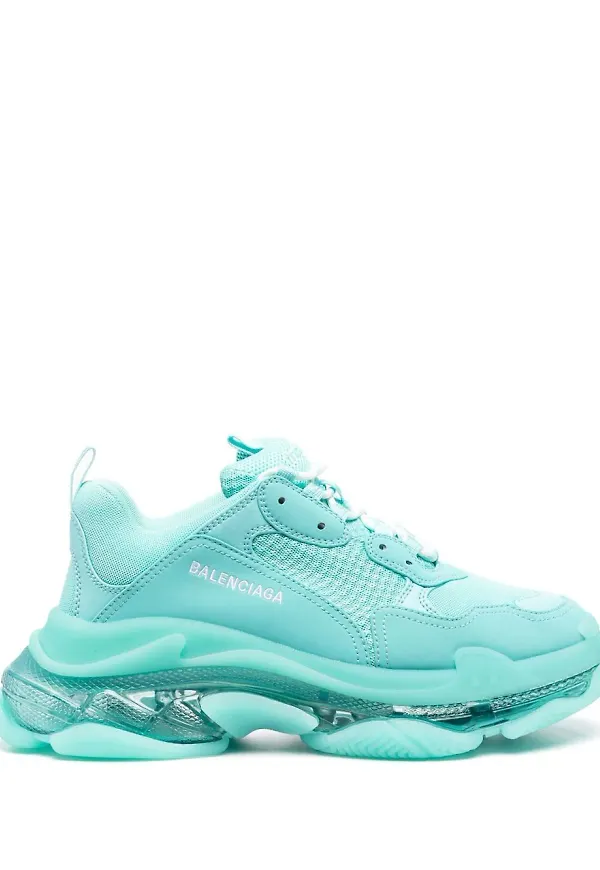 Balenciaga Triple S låga sneakers - Blå