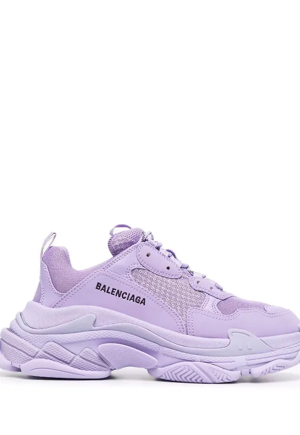 Balenciaga Triple S låga sneakers - Lila