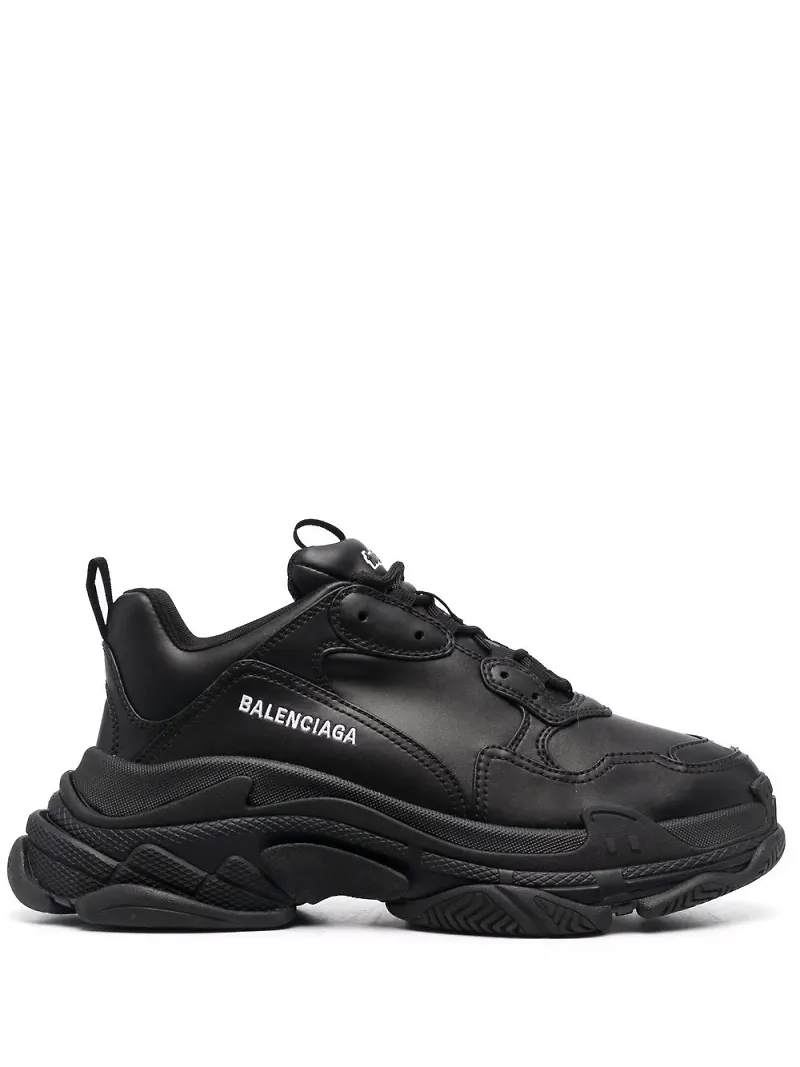 Balenciaga Triple S låga sneakers - Svart