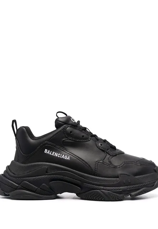 Balenciaga Triple S låga sneakers - Svart