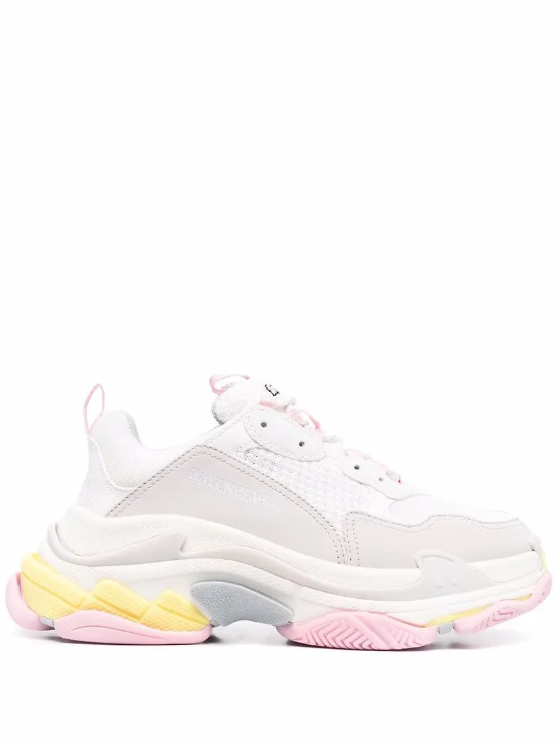 Balenciaga Triple S träningsskor - Vit