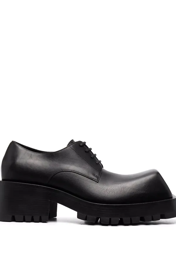 Balenciaga Trooper derbyskor - Svart