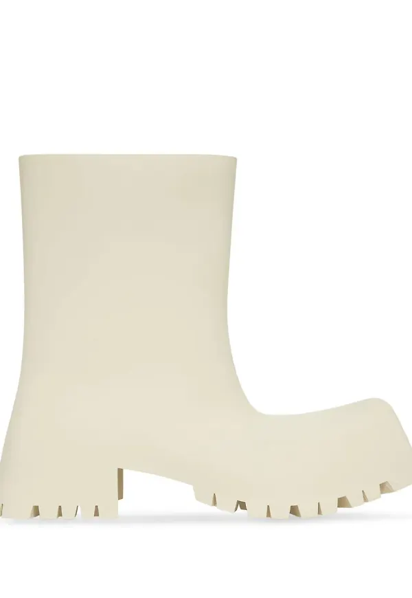 Balenciaga Trooper gummistövlar med blockklack - Neutral