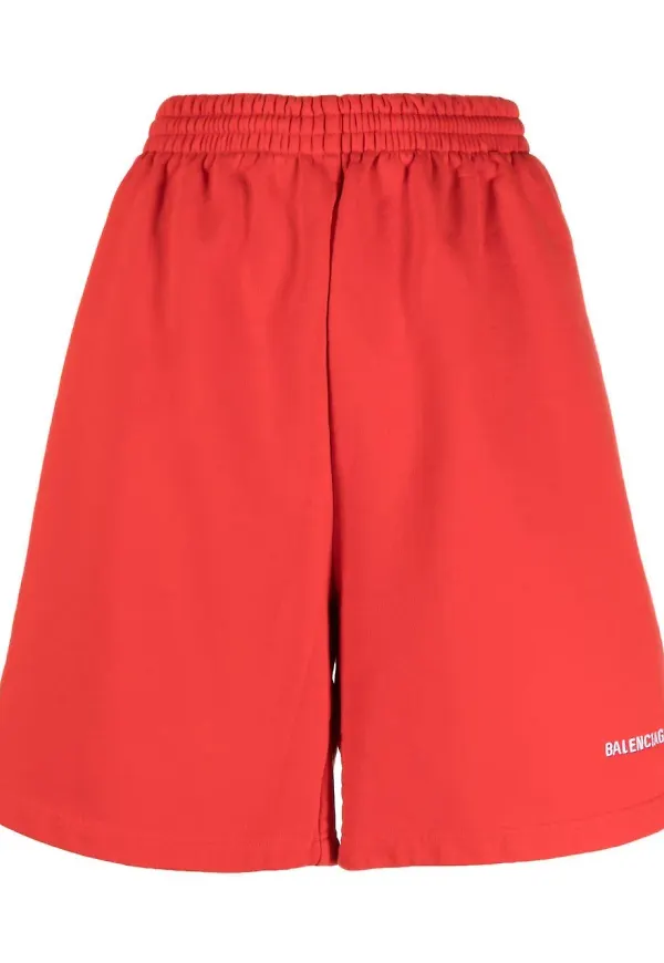 Balenciaga träningsshorts - Röd