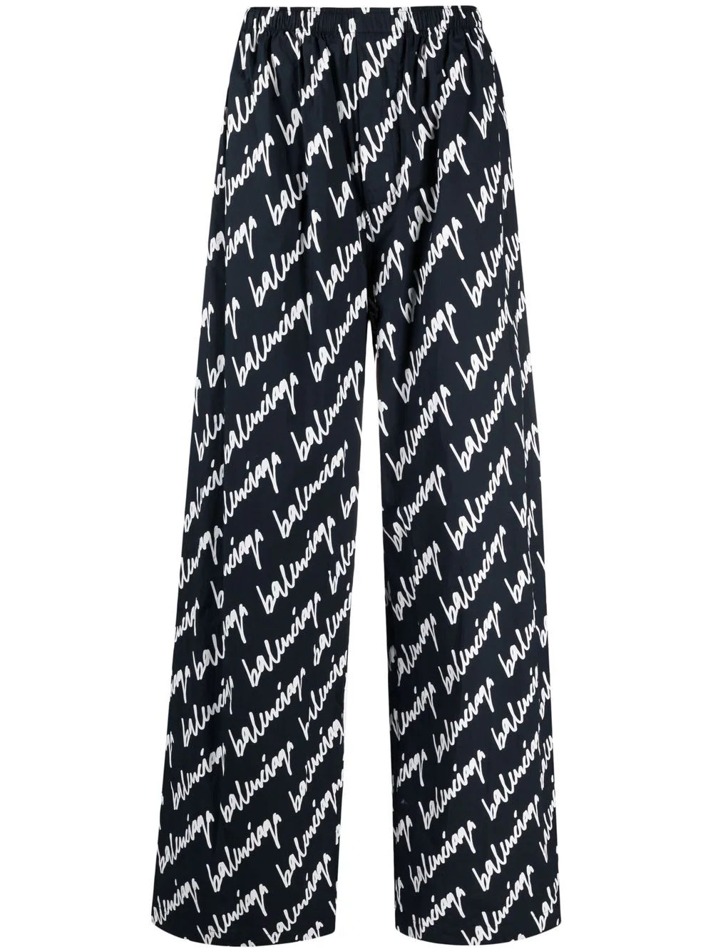 Balenciaga vida byxor med logotyp - Blå