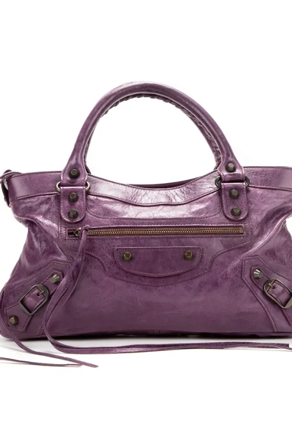 Balenciaga Vintage - Vintage Väskor - Lila - Dam - Storlek: ONE Size
