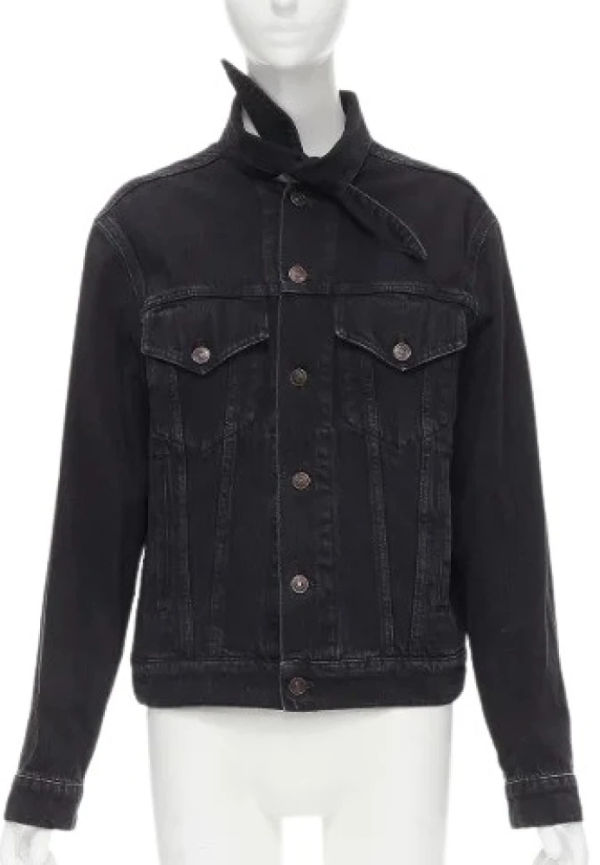 Balenciaga Vintage Förbrukad jacka Grå, Dam