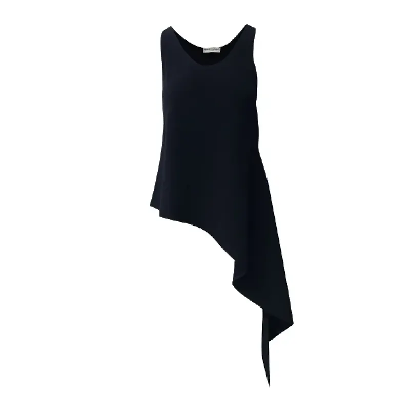 Balenciaga Vintage Förägda polyestertoppar Svart, Dam