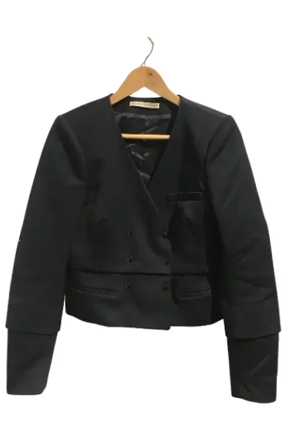 Balenciaga Vintage Pre-owned Ylle ytterklder Svart, Dam