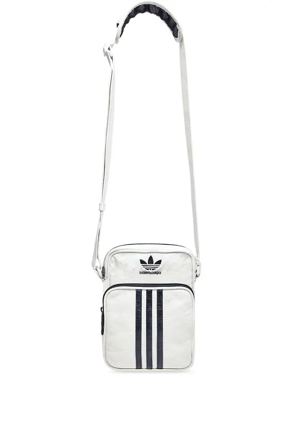 Balenciaga x adidas axelremsväska - Vit
