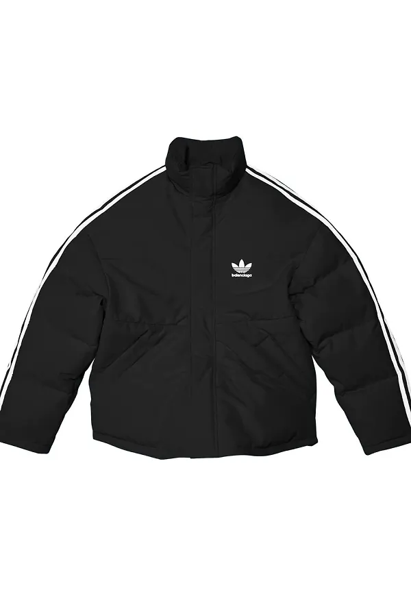 Balenciaga x adidas Kick puffjacka - Svart