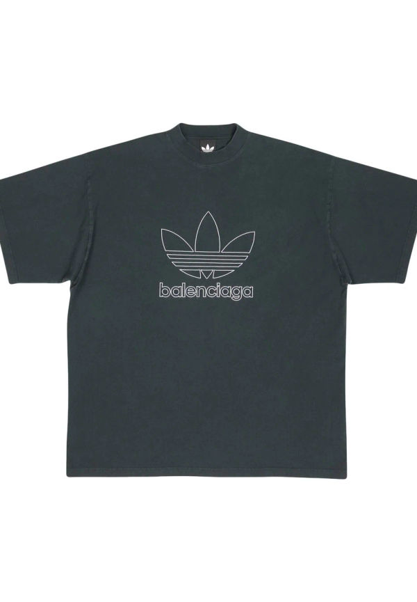 Balenciaga x adidas Trefoil t-shirt - Grå