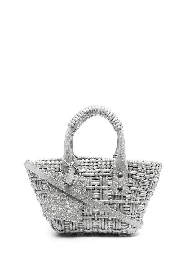 Balenciaga XS Bistro Basket totebag - Grå