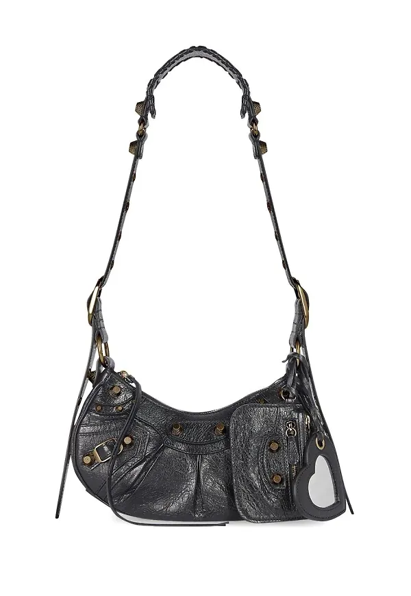 Balenciaga XS Le Cagole axelväska - Svart
