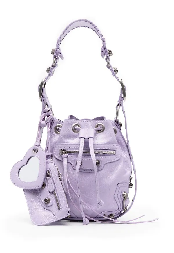 Balenciaga XS Le Cagole bucketbag - Lila