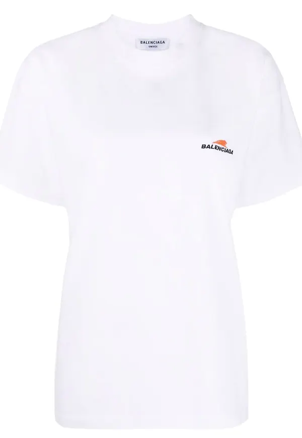 Balenciaga Year Of The Tiger t-shirt i oversize-modell - Vit