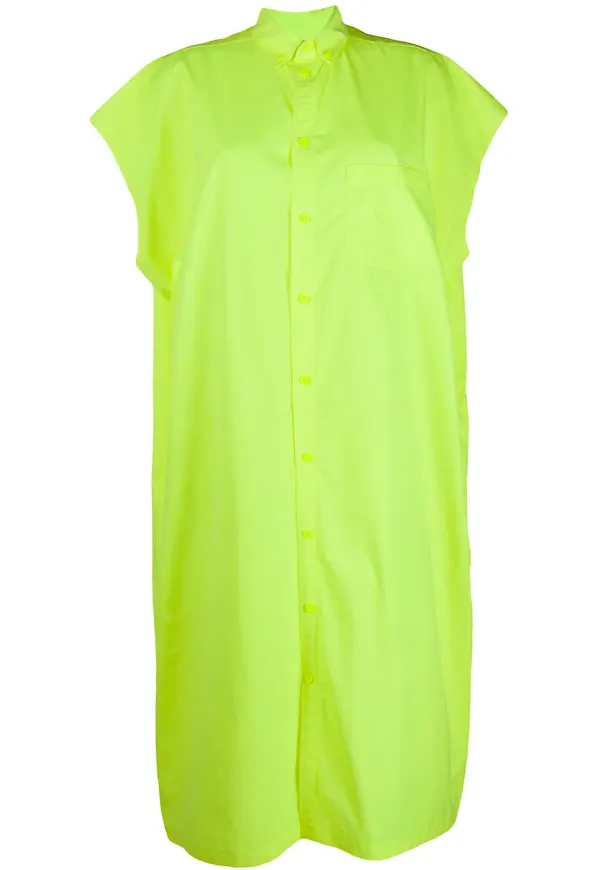 Balenciaga ärmlös klänning - Gul
