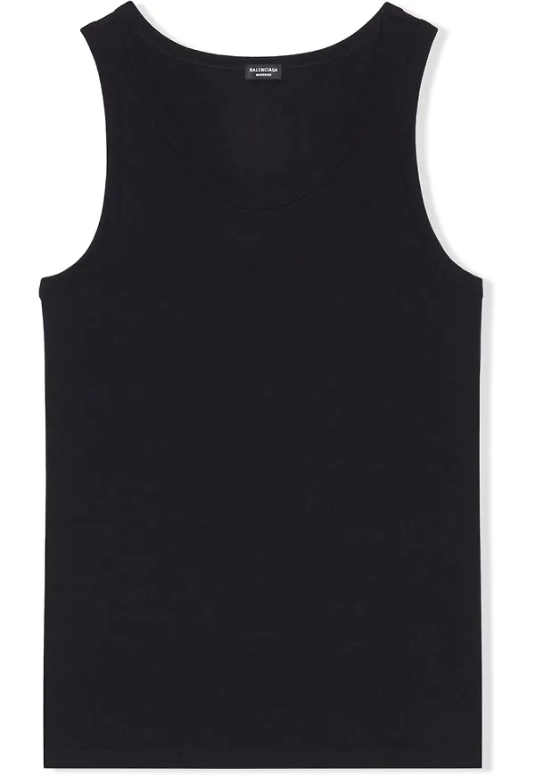 Balenciaga ärmlöst linne - Svart