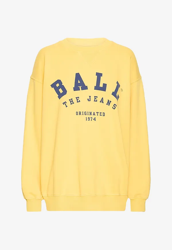 BALL - Sweatshirt baMaldini Crew Neck Sweat - Gul