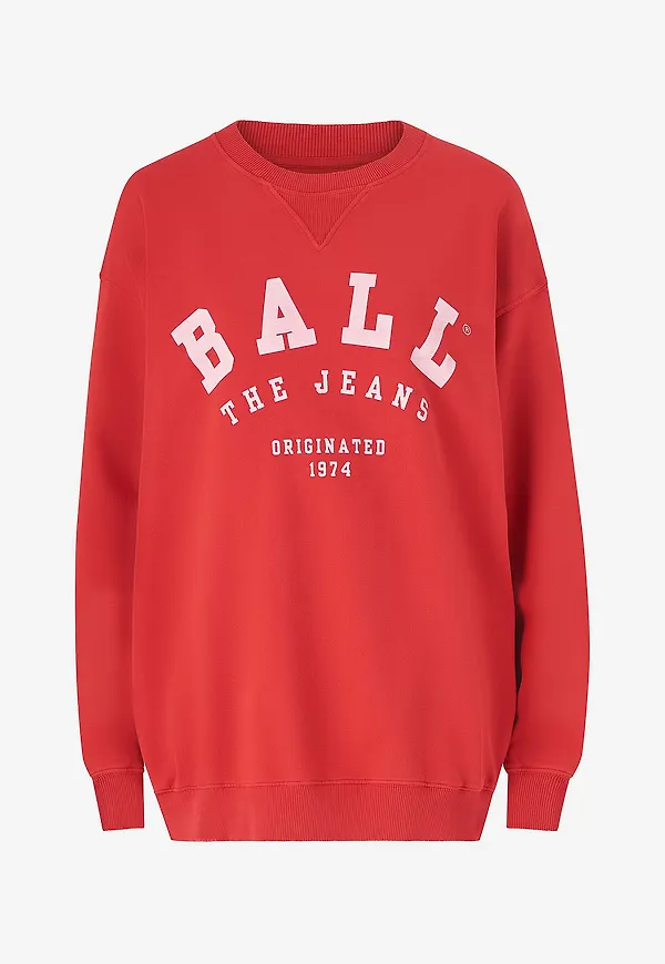 BALL - Sweatshirt baMaldini Crew Neck Sweat - Röd
