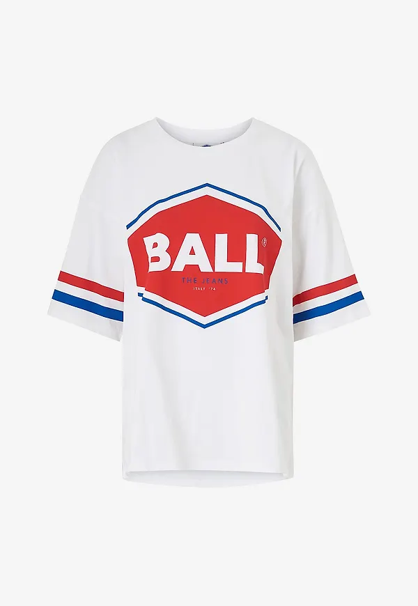 BALL - T-shirt baNoemi Tee - Vit