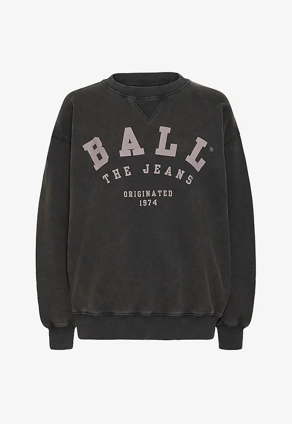 BALL - Sweatshirt baMaldini Crew Neck Sweat - Svart