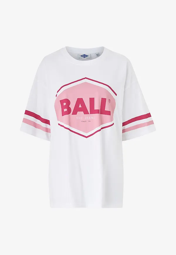 BALL - T-shirt baNoemi Tee - Vit