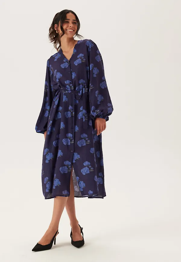 Balloon Sleeve Dress