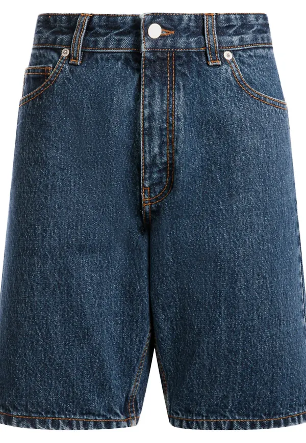 Bally knälånga jeansshorts - Blå