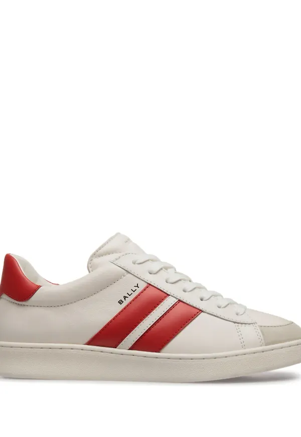 Bally Tyger lädersneakers - Neutral