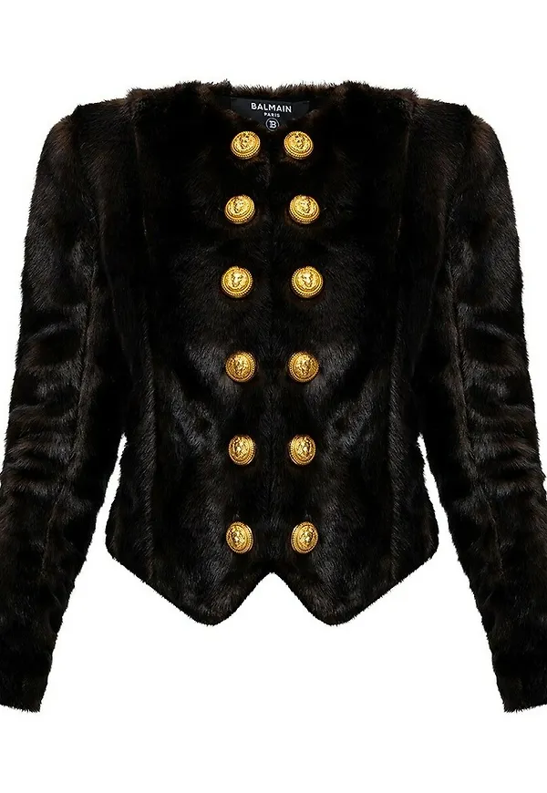 Balmain - Jackor - Brun - Dam - Storlek: S,Xs