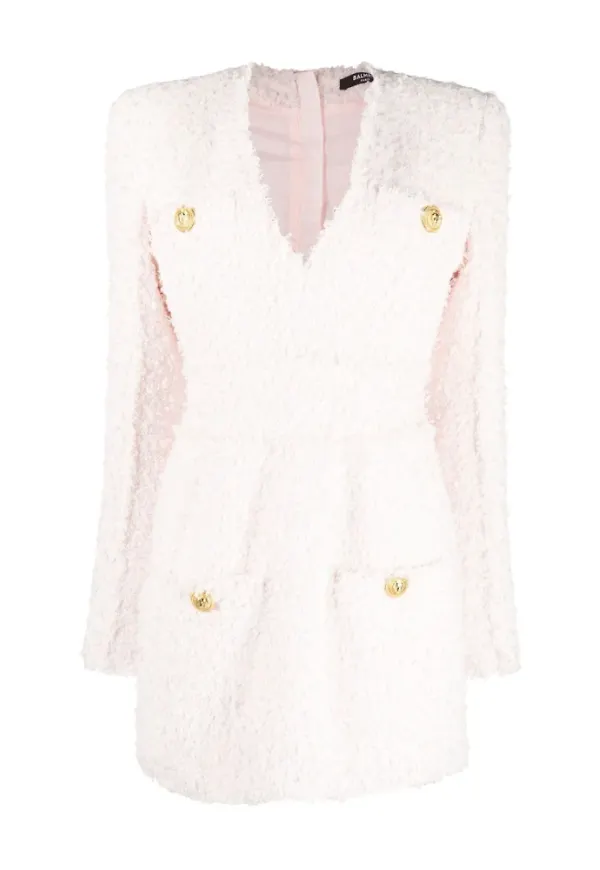 Balmain - Klänningar - Rosa - Dam - Storlek: S