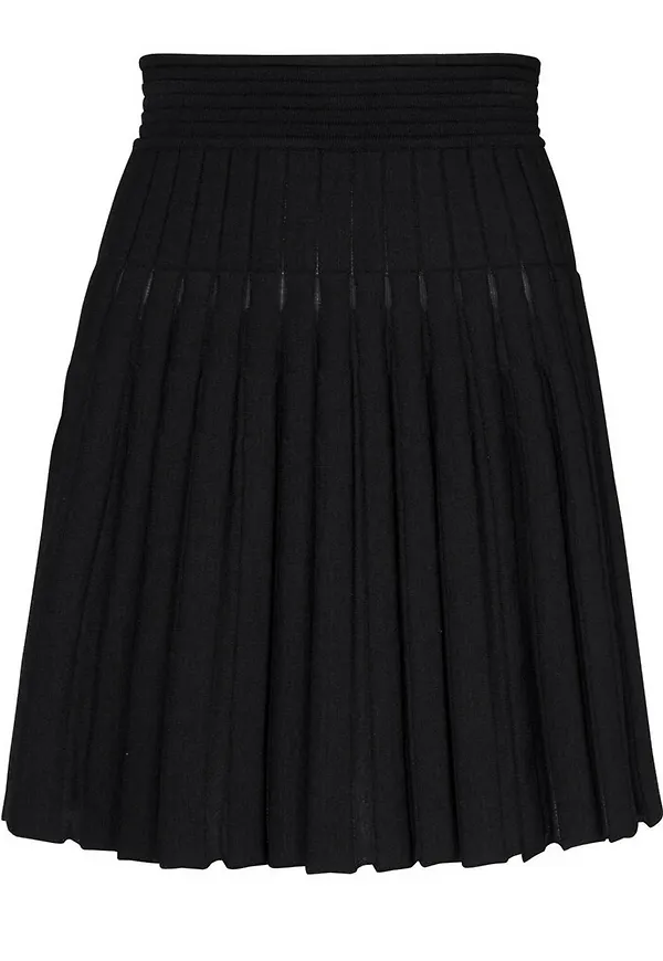 Balmain - Midikjolar - Svart - Dam - Storlek: S