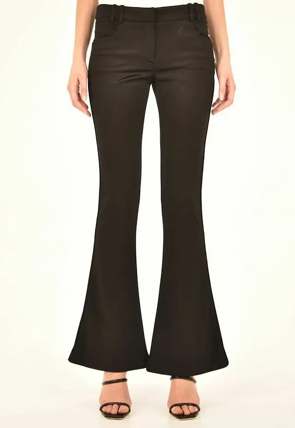 Balmain - Vintage Byxor - Svart - Dam - Storlek: XS