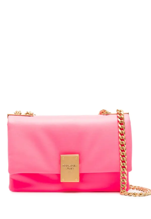 Balmain 1945 Soft axelremsväska - Rosa