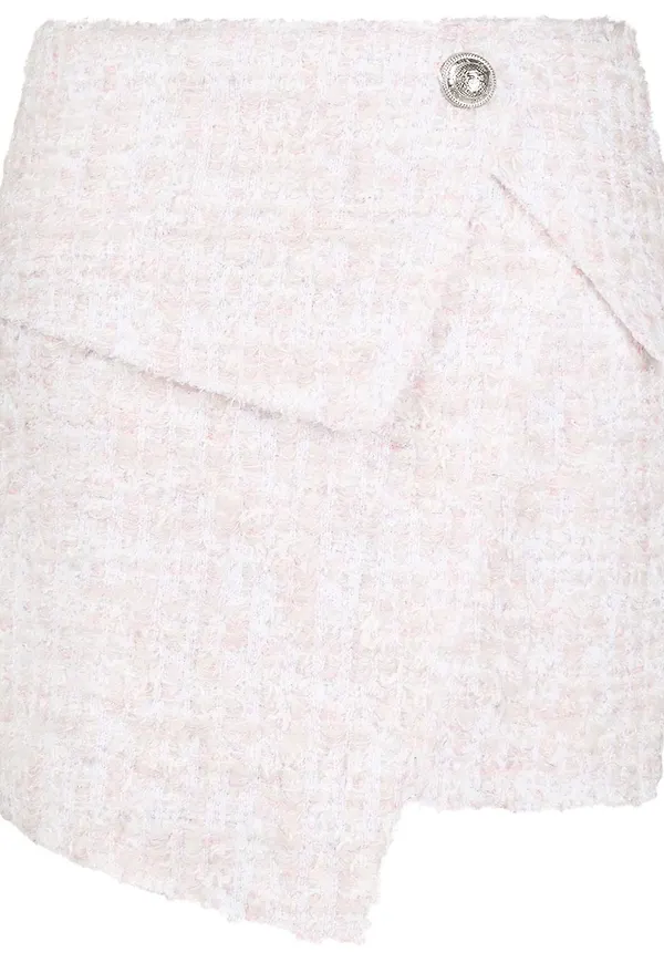 Balmain asymmetrisk kjol - Rosa