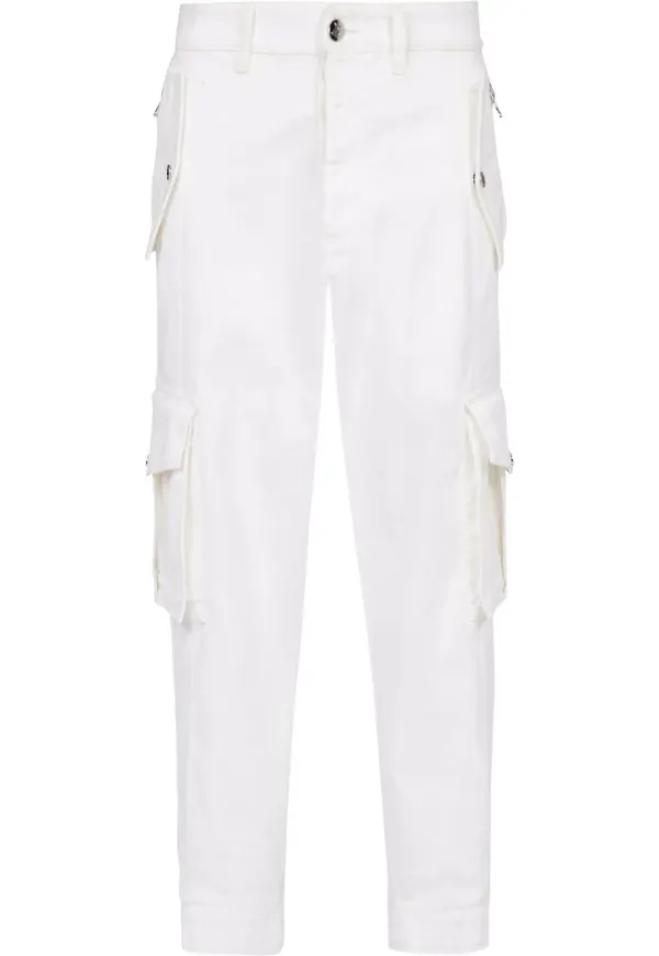 Balmain avsmalnande cargo-jeans - Neutral