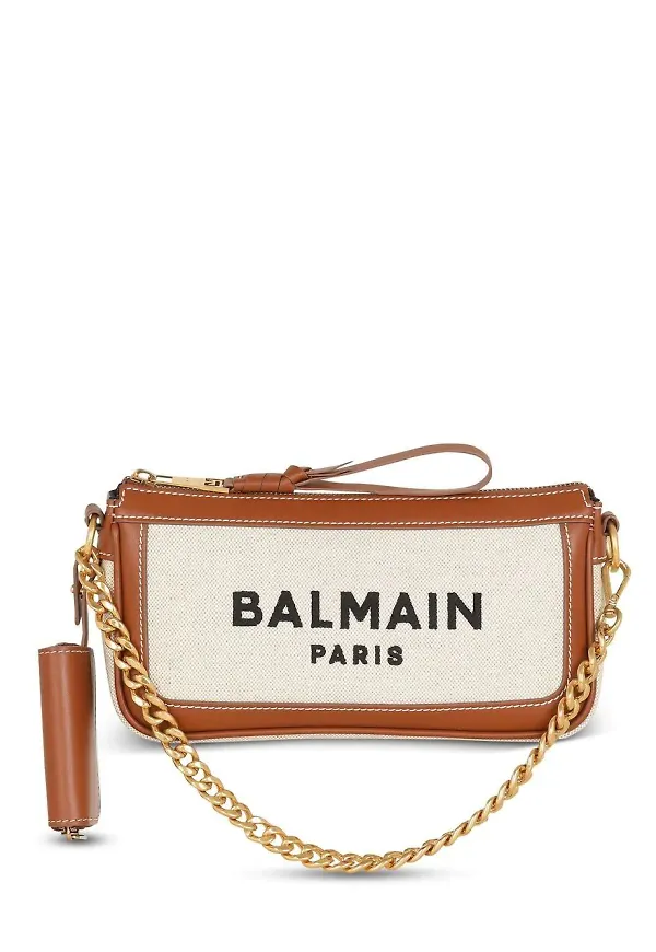 Balmain B-Army clutch bag - Neutral