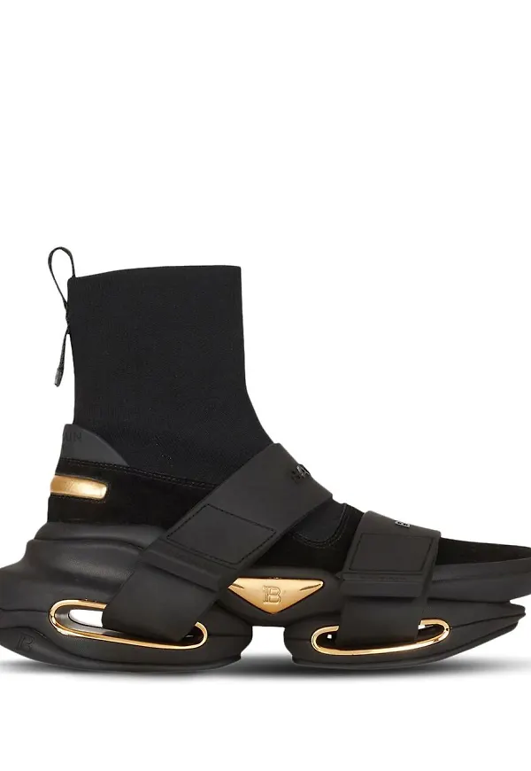 Balmain B-Bold high-top sneakers - Svart