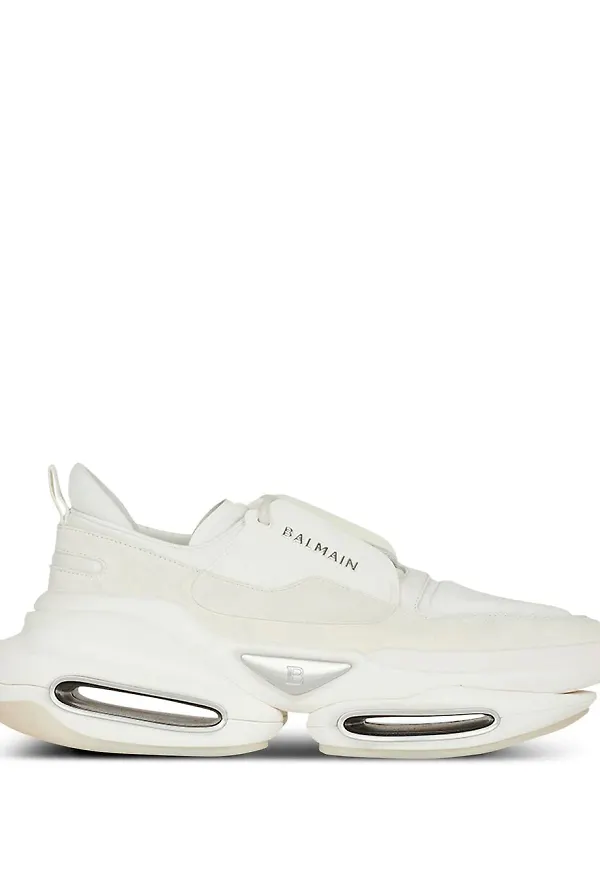 Balmain B-Bold low-top sneakers - Vit