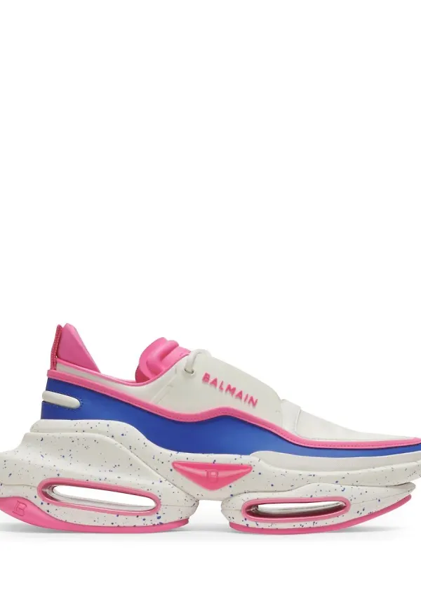Balmain B-Bold low-top sneakers - Vit