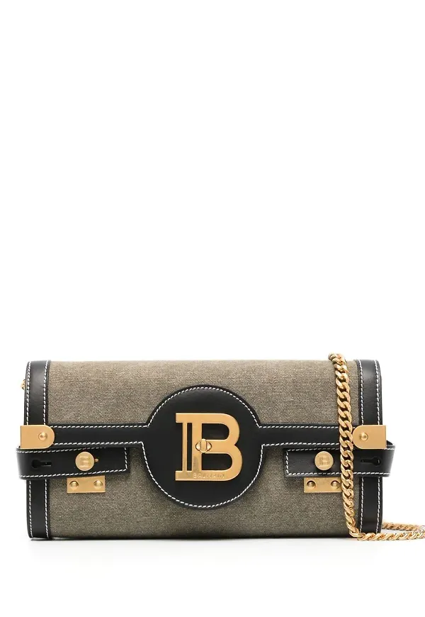 Balmain B-Buzz 23 kuvertväska - Grön