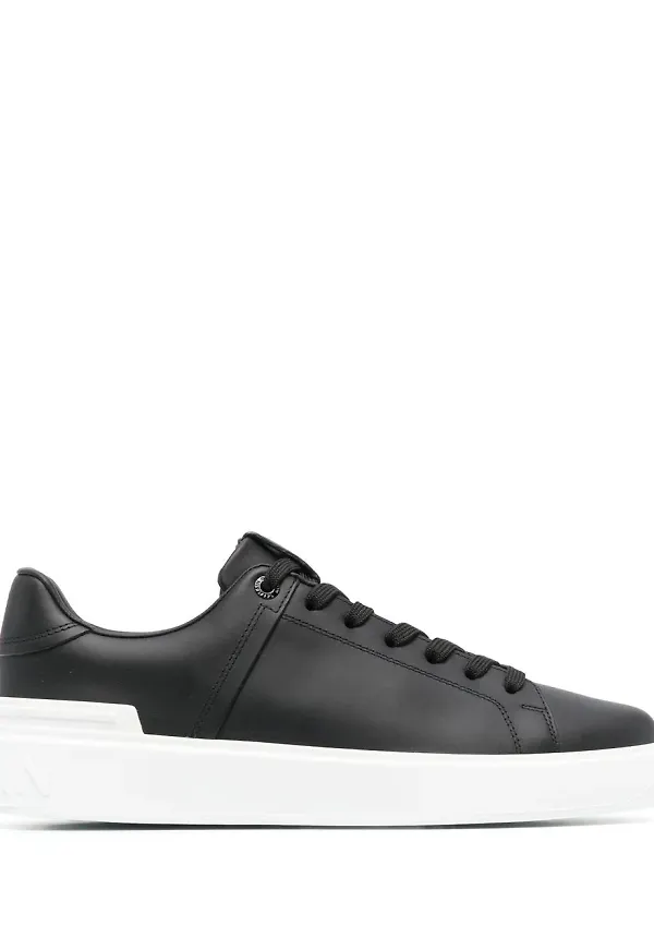 Balmain B-Court låga sneakers - Svart