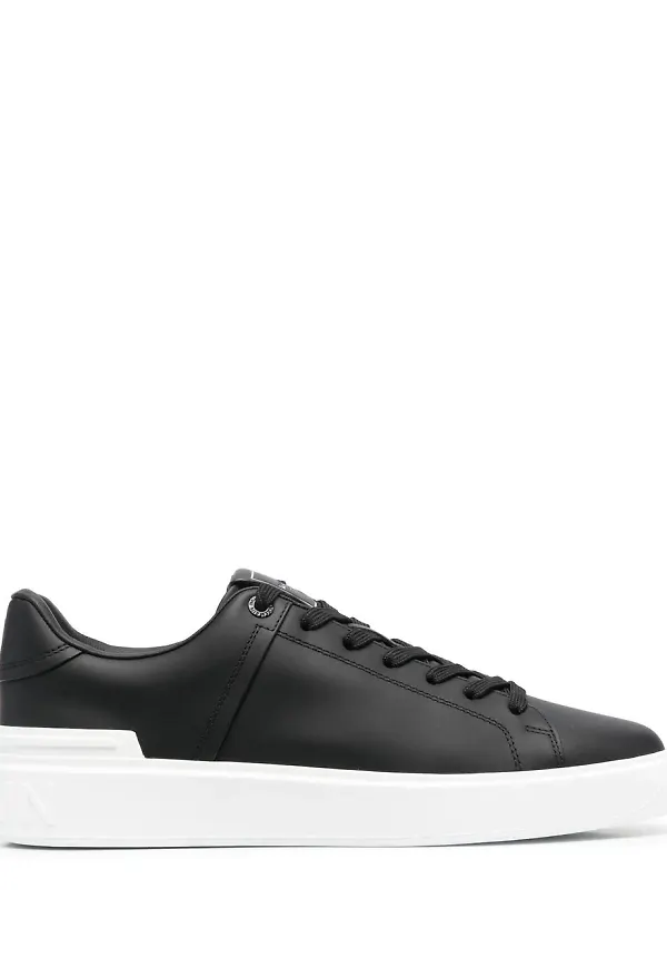 Balmain B-Court låga sneakers - Svart